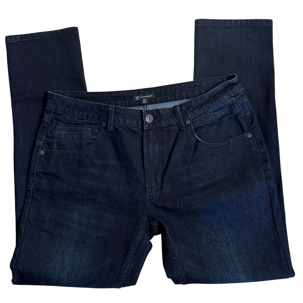INC International Concepts Berlin Slim Straight 
Dark Blue Jeans Men’s 36 W 32L